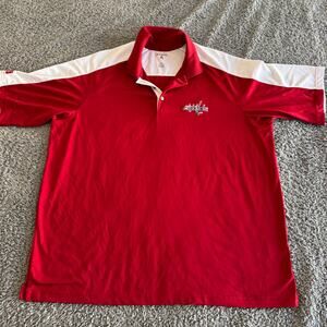 NWOT Antigua NHL Washington Capitals Short Sleeve Performance Logo Polo Men's XL